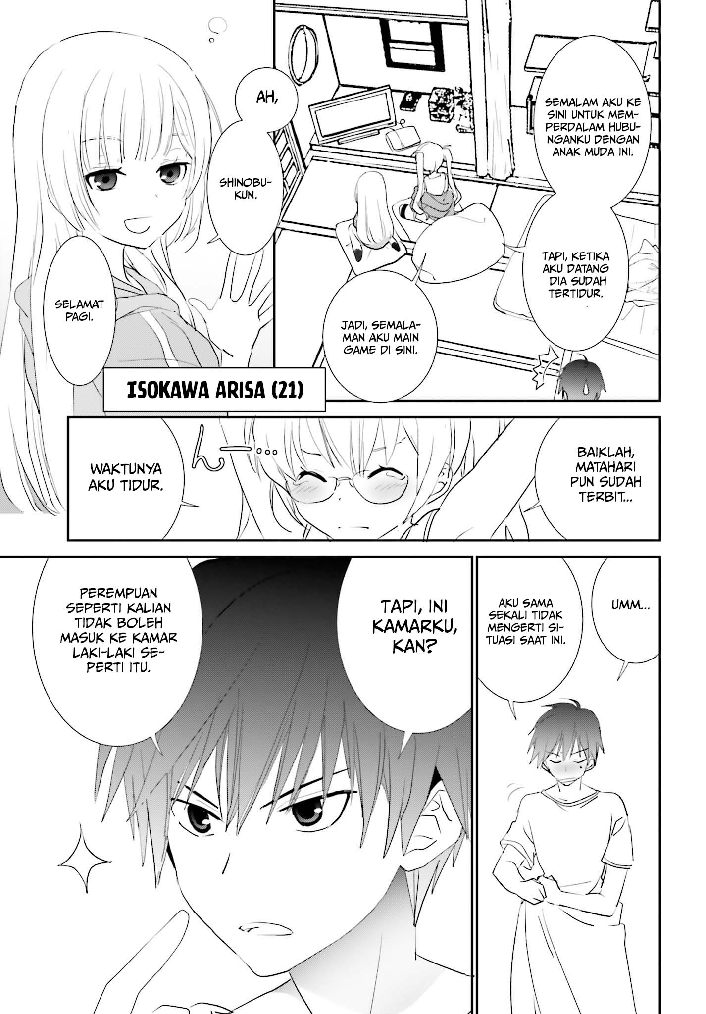 Miharashi-sou no 5-nin no Hanayome Chapter 03.1 Bahasa Indonesia