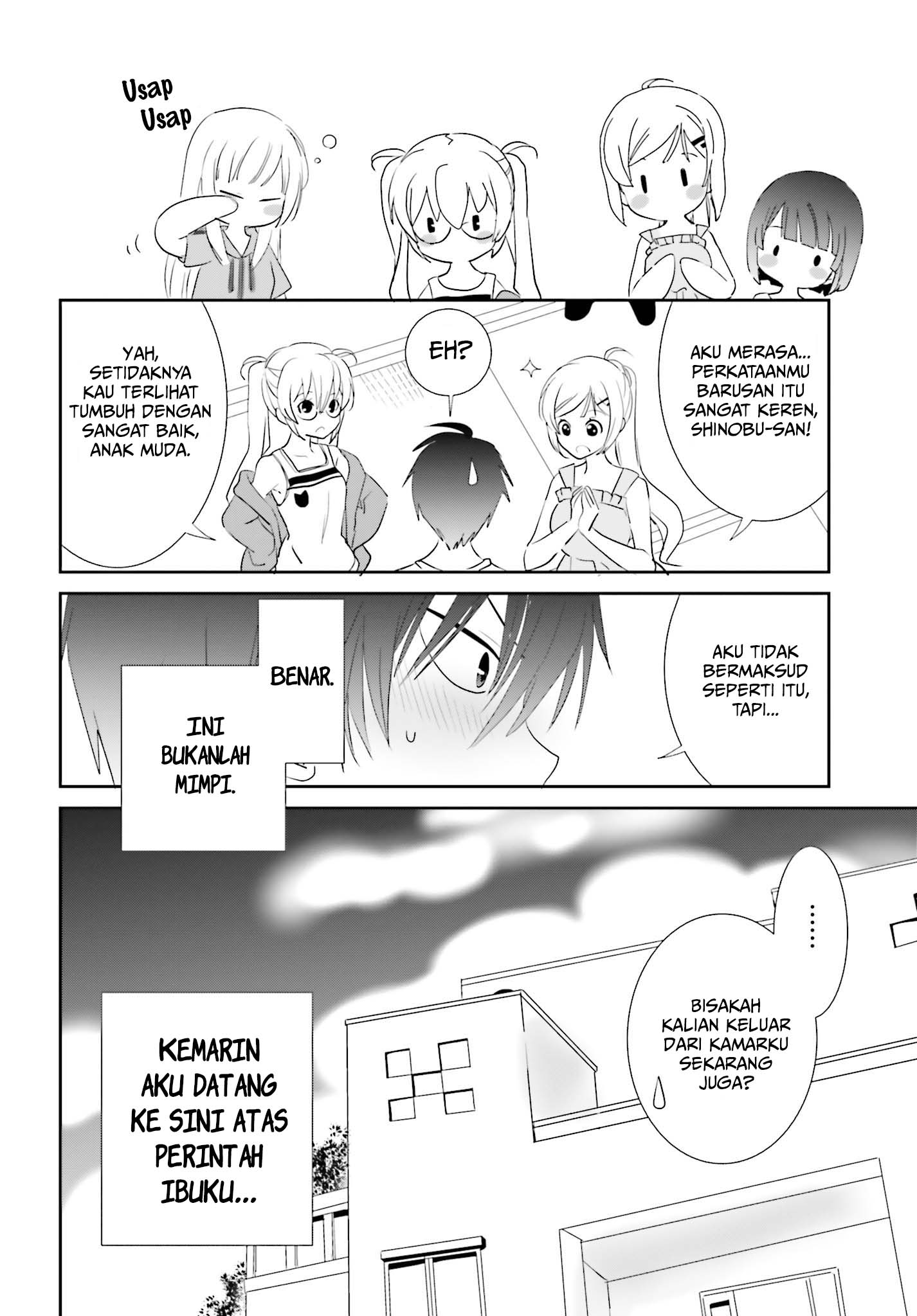 Miharashi-sou no 5-nin no Hanayome Chapter 03.1 Bahasa Indonesia