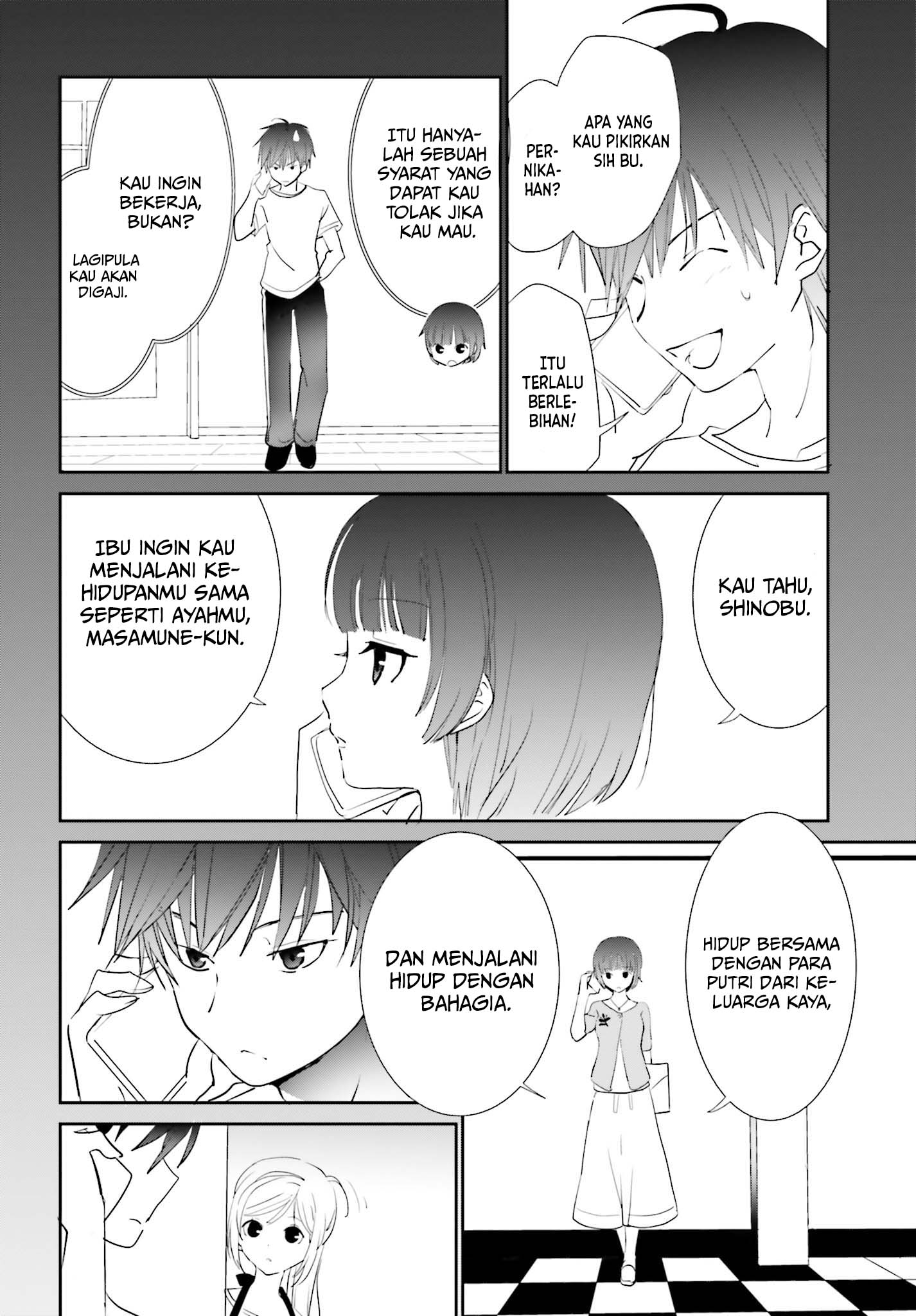 Miharashi-sou no 5-nin no Hanayome Chapter 03.1 Bahasa Indonesia