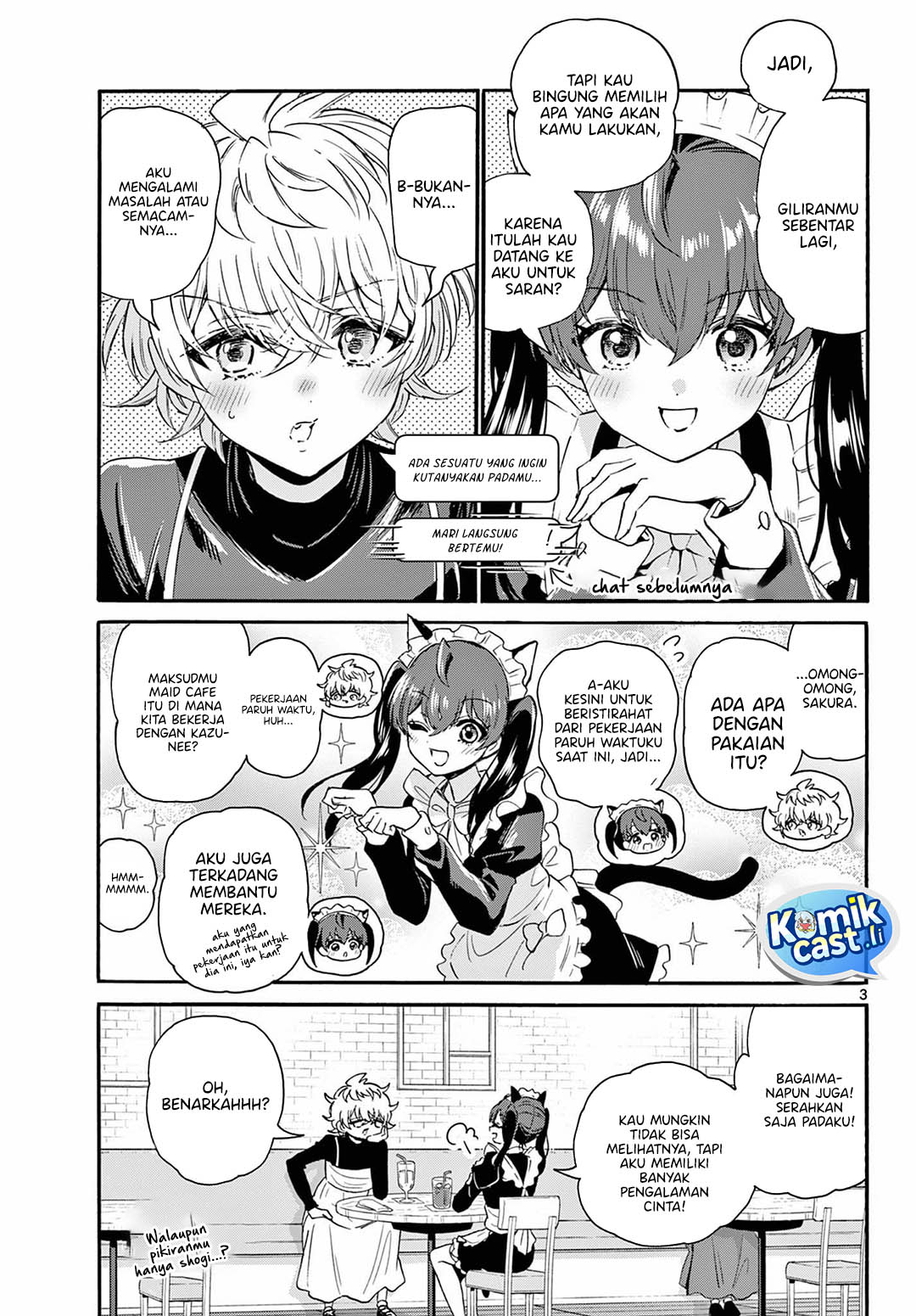 Mikadono Sanshimai wa Angai, Choroi Chapter 135 Bahasa Indonesia