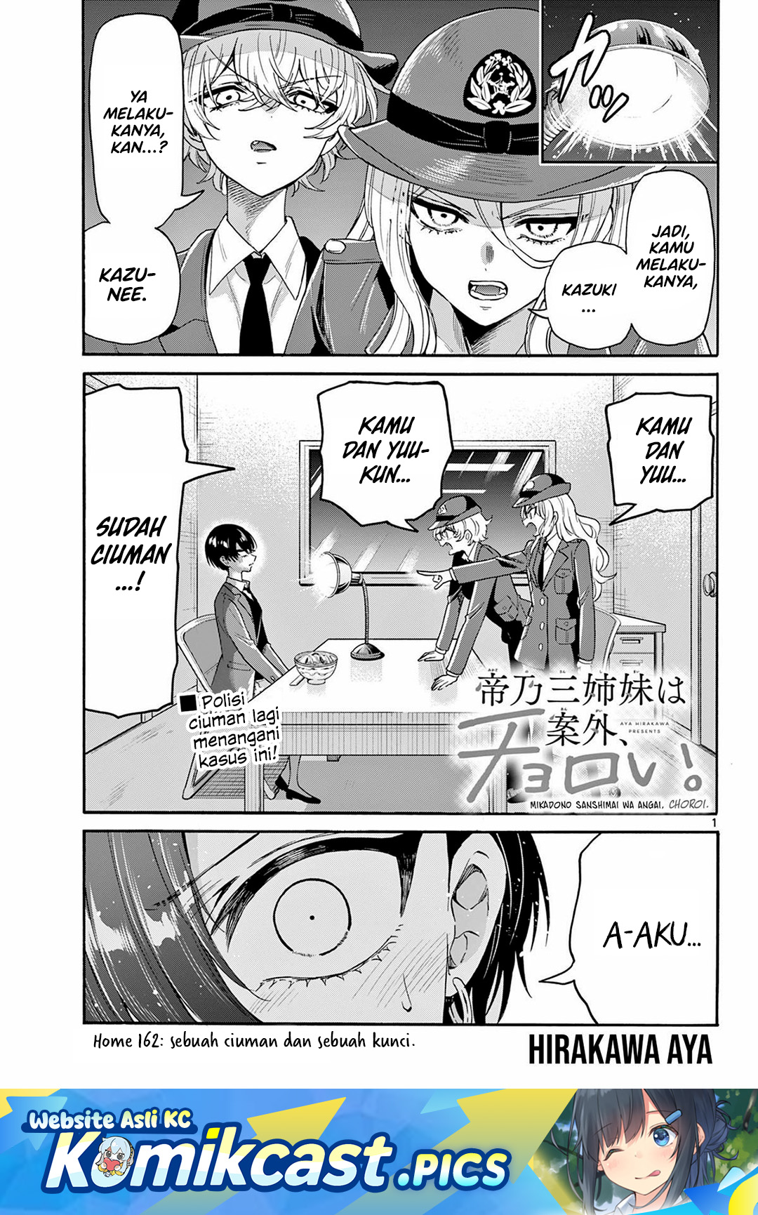 Mikadono Sanshimai wa Angai, Choroi Chapter 162 Bahasa Indonesia