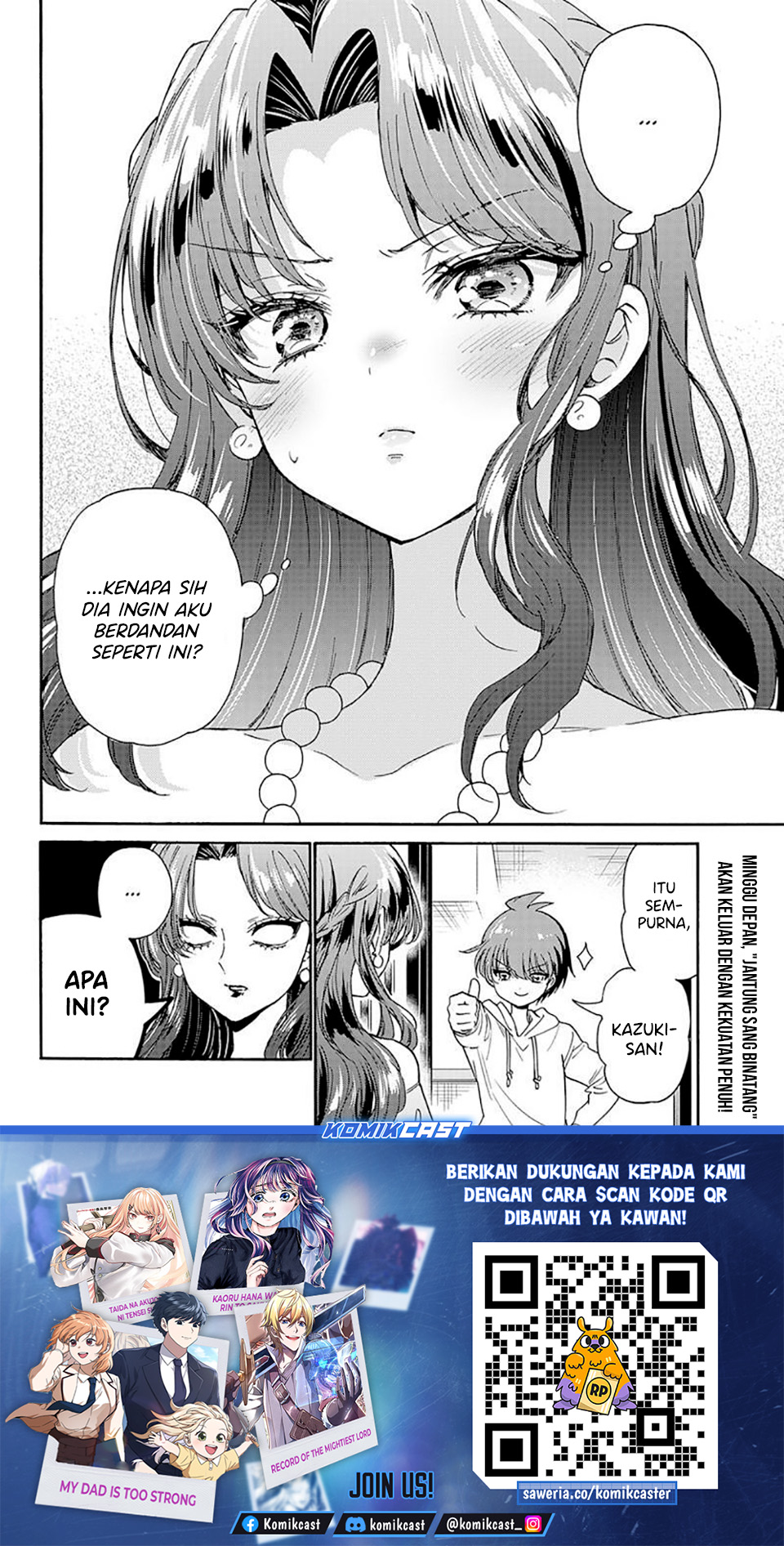 Mikadono Sanshimai wa Angai, Choroi Chapter 169 Bahasa Indonesia