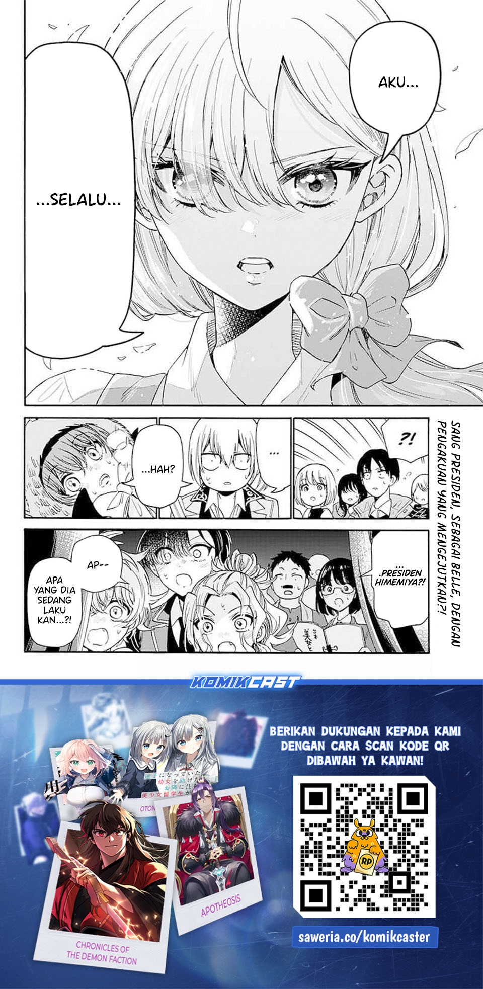 Mikadono Sanshimai wa Angai, Choroi Chapter 176 Bahasa Indonesia