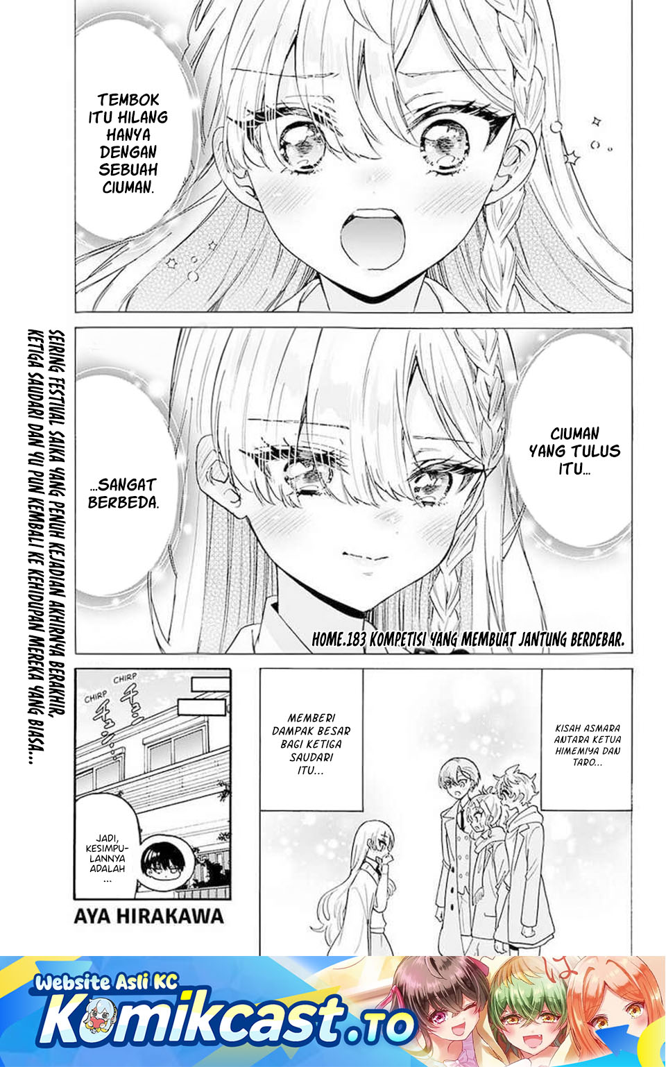 Mikadono Sanshimai wa Angai, Choroi Chapter 183 Bahasa Indonesia