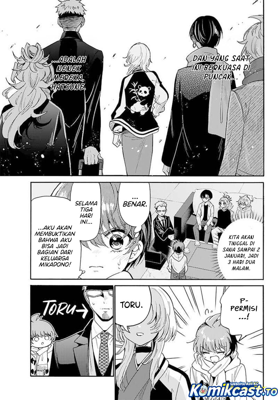 Mikadono Sanshimai wa Angai, Choroi Chapter 186 Bahasa Indonesia