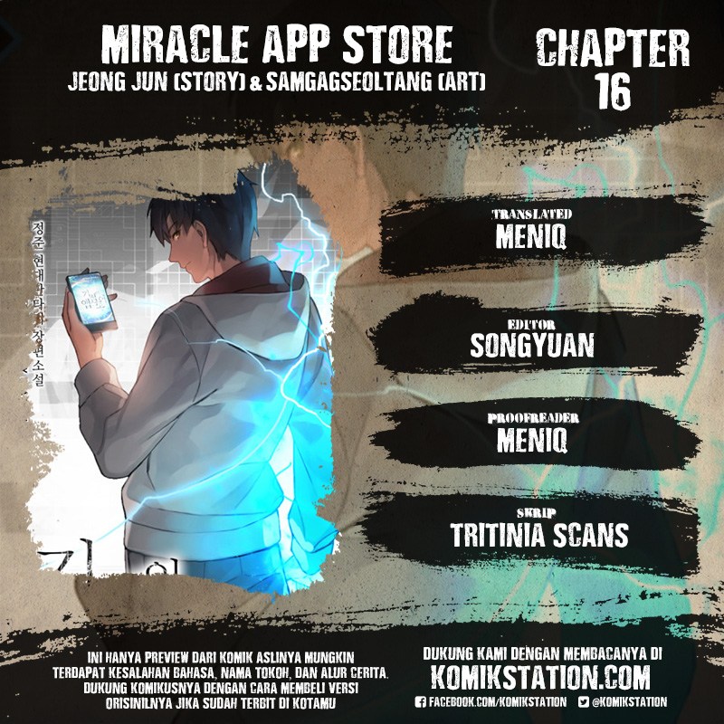 Miracle App Store Chapter 16 Bahasa Indonesia