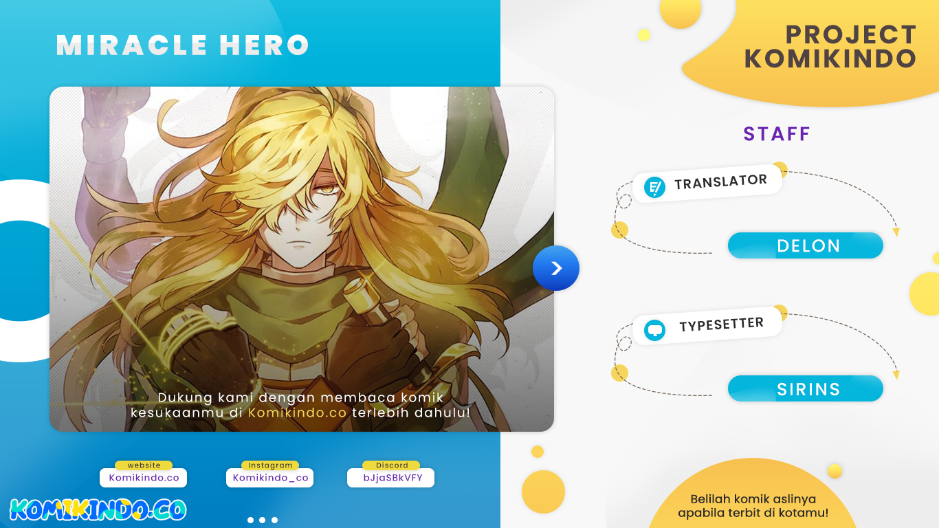 Miracle Hero! Chapter 45 Bahasa Indonesia