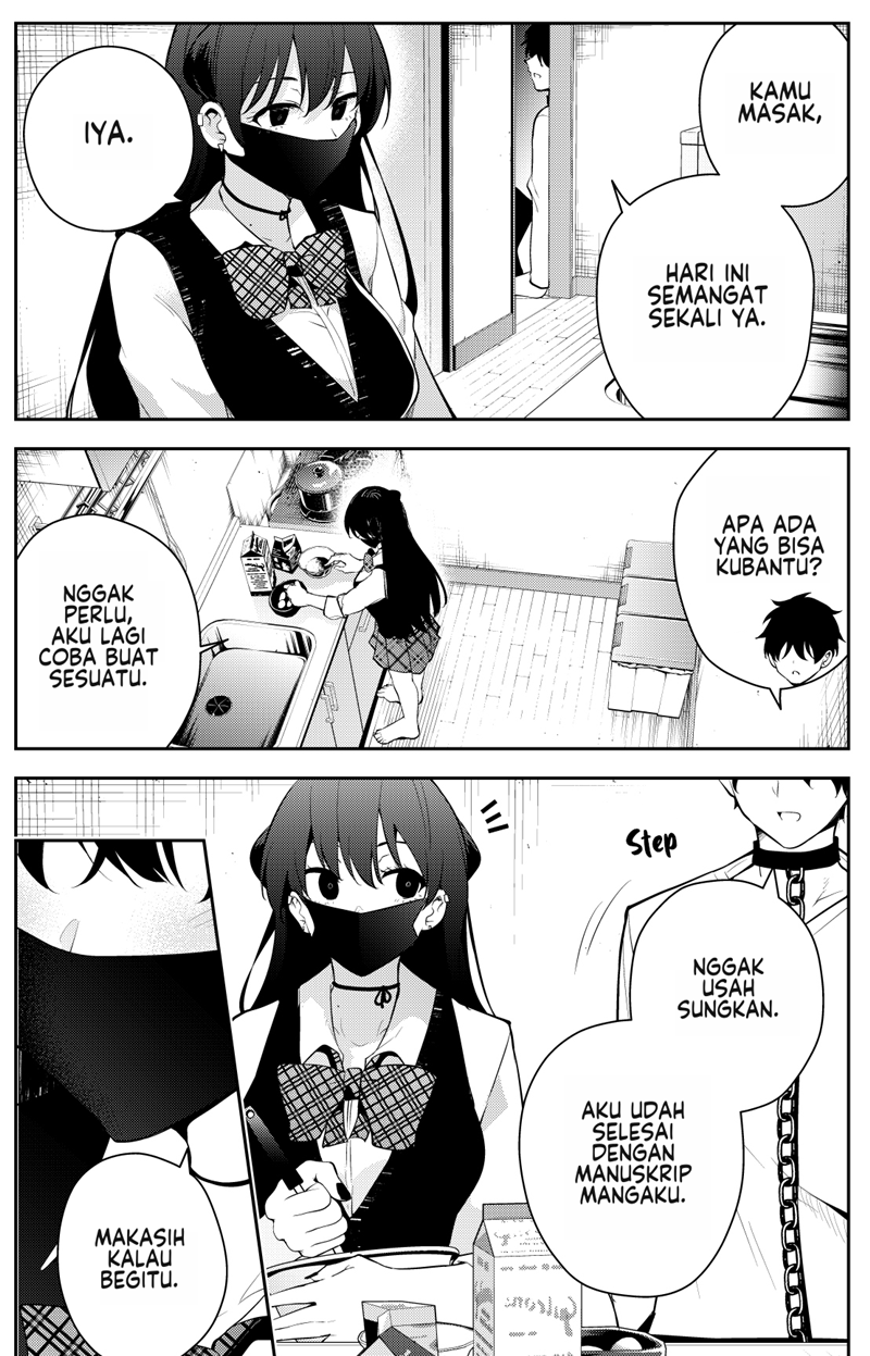 Mishiranu Joshikousei ni Kankensareta Mangaka no Hanashi Chapter 25 Bahasa Indonesia