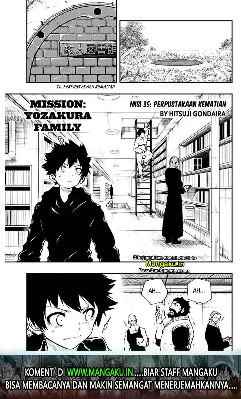 Mission: Yozakura Family Chapter 35 Bahasa Indonesia
