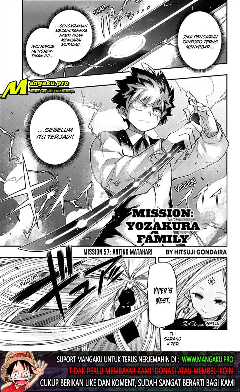 Dilarang COPAS - situs resmi www.mangacanblog.com - Komik mission yozakura family 057 - chapter 57 58 Indonesia mission yozakura family 057 - chapter 57 Terbaru 1|Baca Manga Komik Indonesia|Mangacan