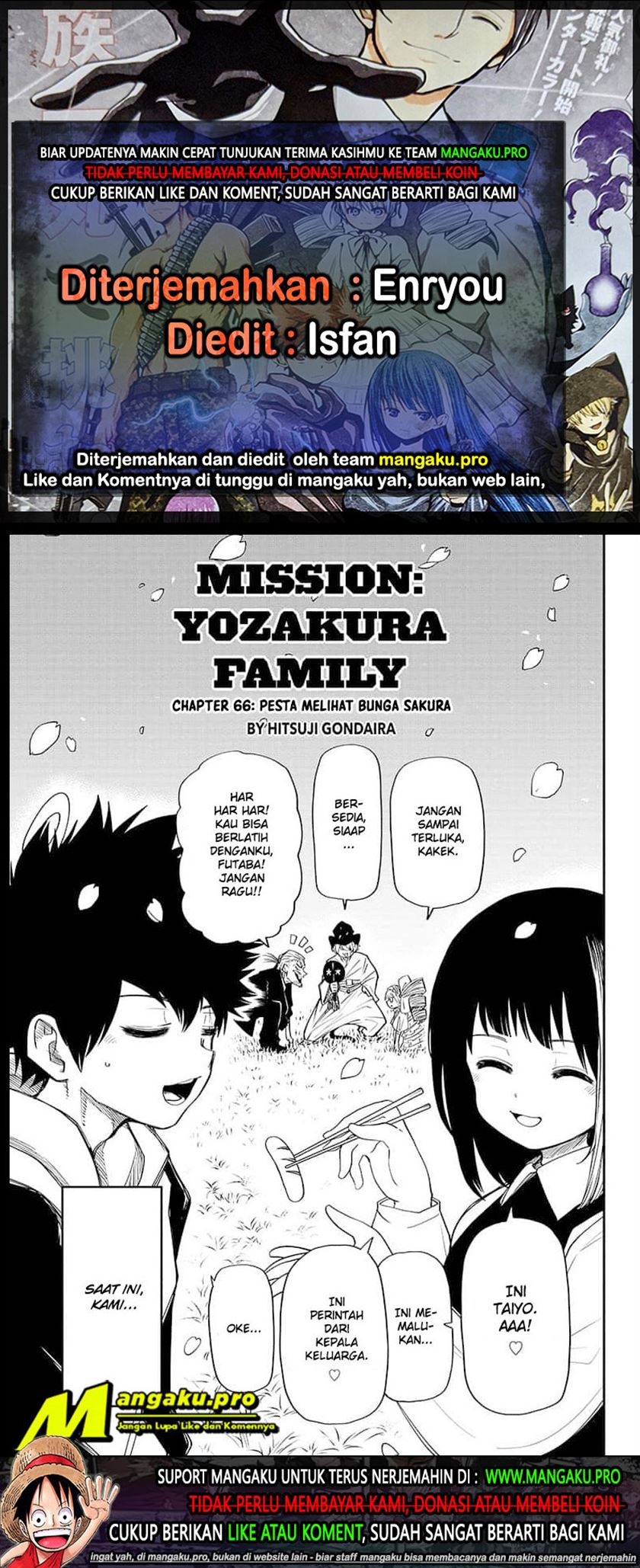 Dilarang COPAS - situs resmi www.mangacanblog.com - Komik mission yozakura family 066 - chapter 66 67 Indonesia mission yozakura family 066 - chapter 66 Terbaru 0|Baca Manga Komik Indonesia|Mangacan