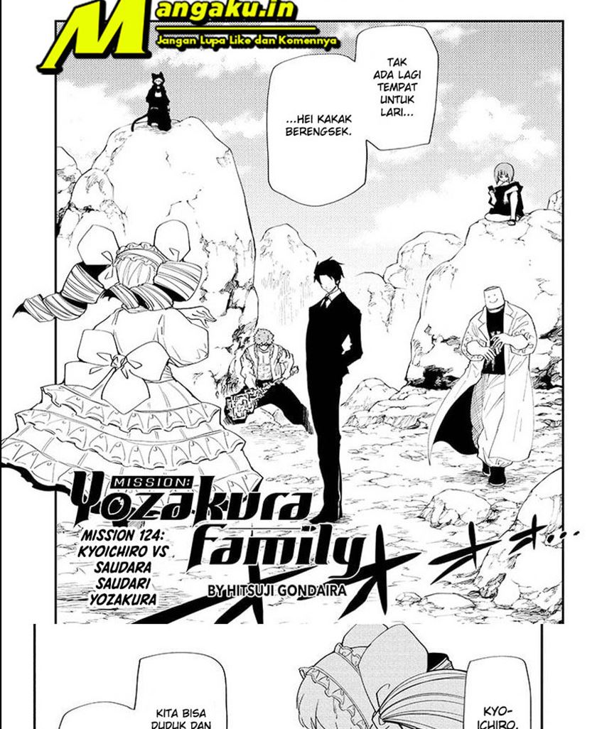 Mission: Yozakura Family Chapter 124 Bahasa Indonesia