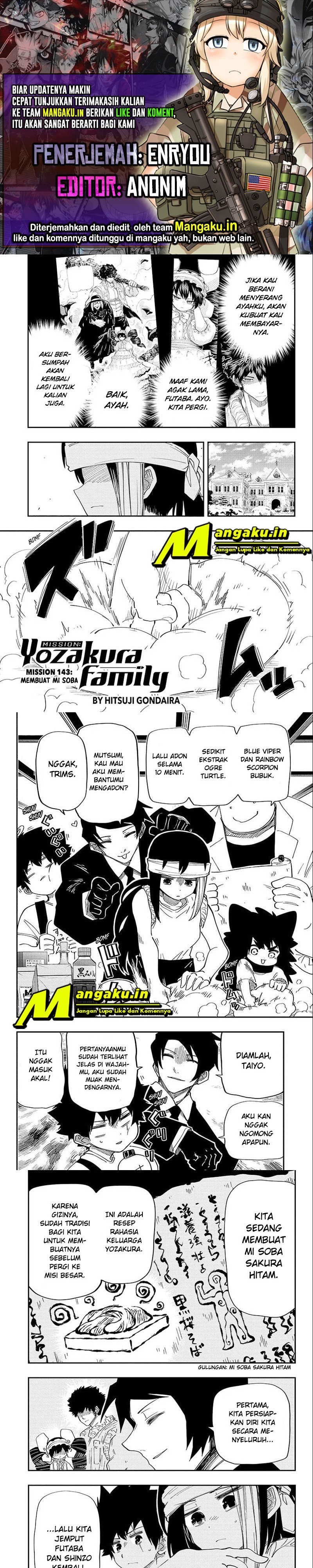 Dilarang COPAS - situs resmi www.mangacanblog.com - Komik mission yozakura family 143 - chapter 143 144 Indonesia mission yozakura family 143 - chapter 143 Terbaru 0|Baca Manga Komik Indonesia|Mangacan