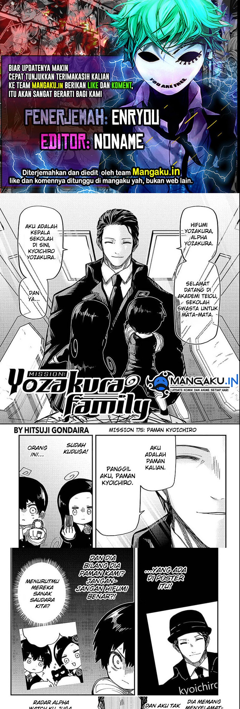 Dilarang COPAS - situs resmi www.mangacanblog.com - Komik mission yozakura family 175 - chapter 175 176 Indonesia mission yozakura family 175 - chapter 175 Terbaru 0|Baca Manga Komik Indonesia|Mangacan