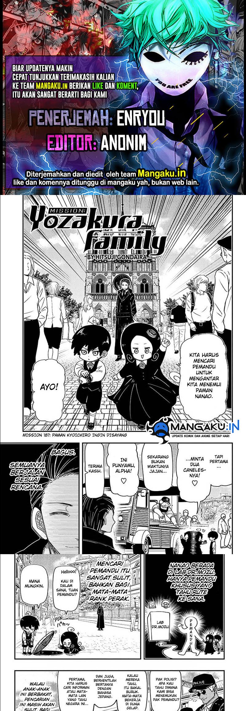 Dilarang COPAS - situs resmi www.mangacanblog.com - Komik mission yozakura family 187 - chapter 187 188 Indonesia mission yozakura family 187 - chapter 187 Terbaru 0|Baca Manga Komik Indonesia|Mangacan