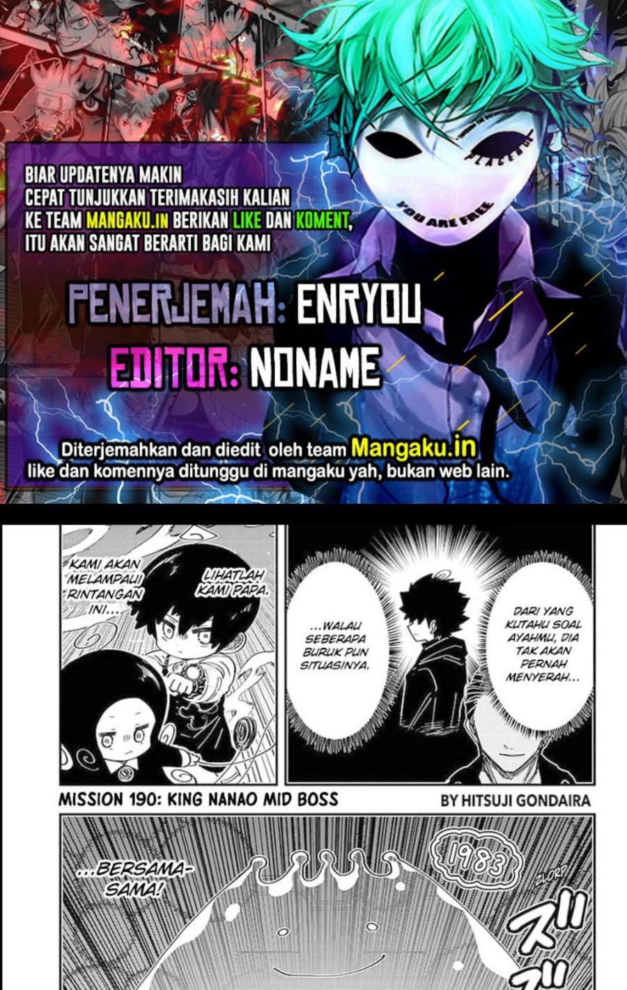 Dilarang COPAS - situs resmi www.mangacanblog.com - Komik mission yozakura family 190 - chapter 190 191 Indonesia mission yozakura family 190 - chapter 190 Terbaru 0|Baca Manga Komik Indonesia|Mangacan