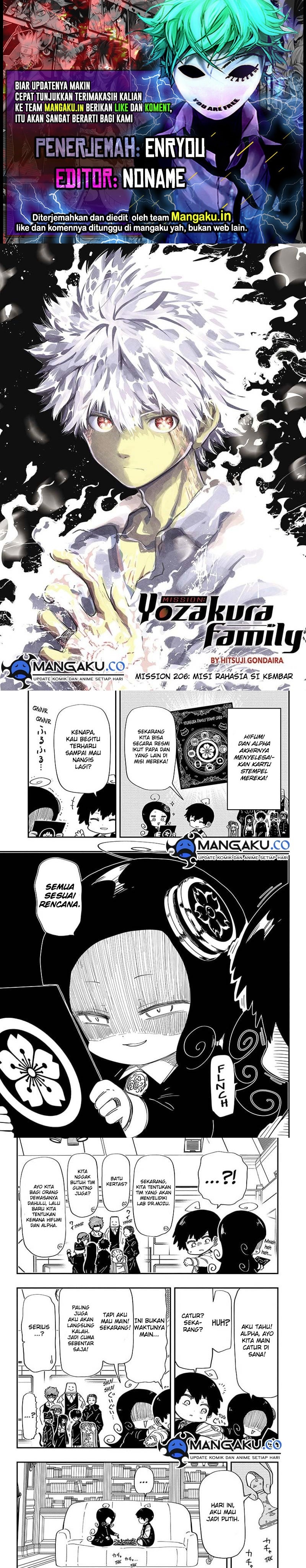 Dilarang COPAS - situs resmi www.mangacanblog.com - Komik mission yozakura family 206 - chapter 206 207 Indonesia mission yozakura family 206 - chapter 206 Terbaru 0|Baca Manga Komik Indonesia|Mangacan