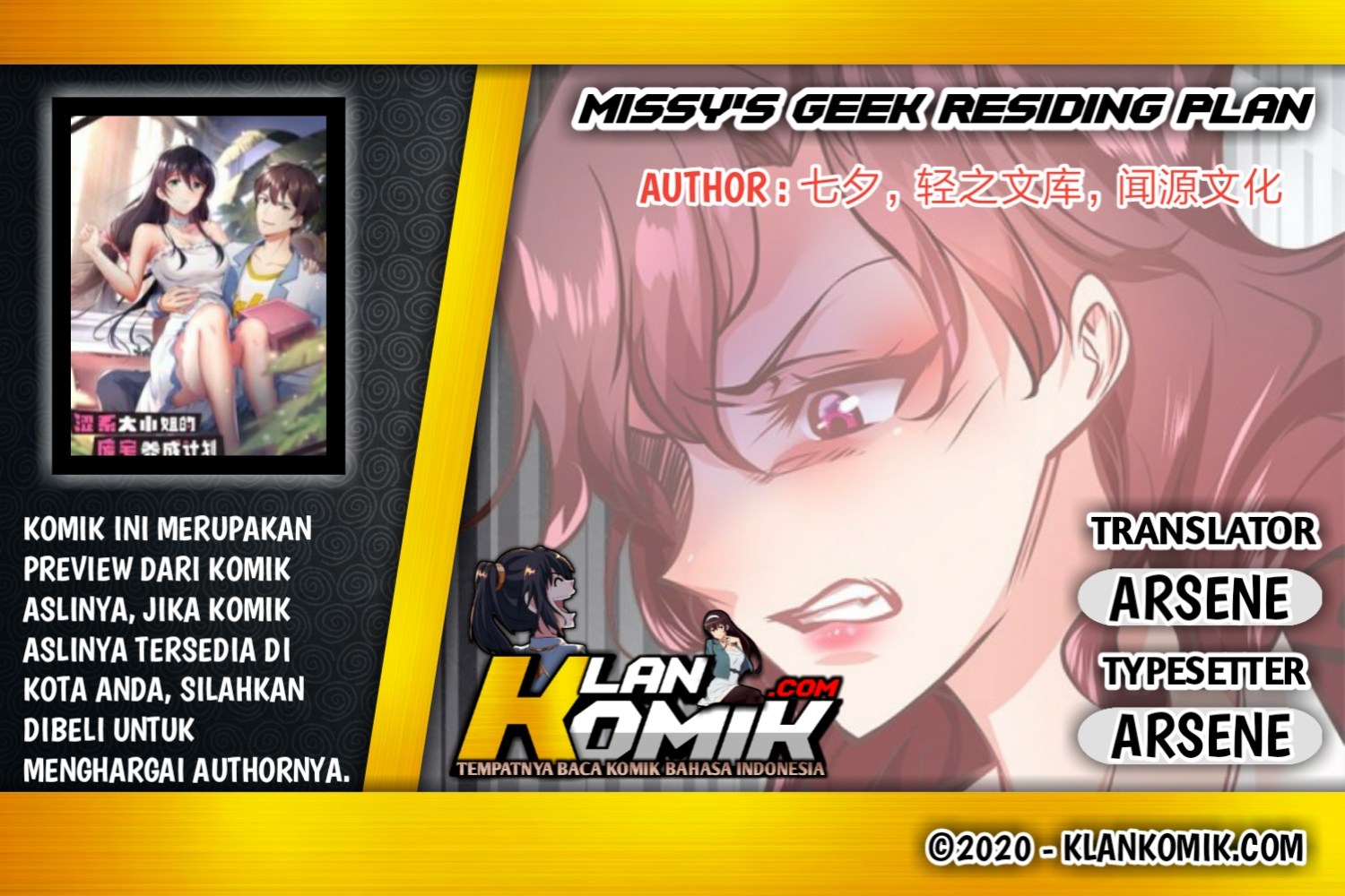 Missy’s Geek Residing Plan Chapter 05 Bahasa Indonesia