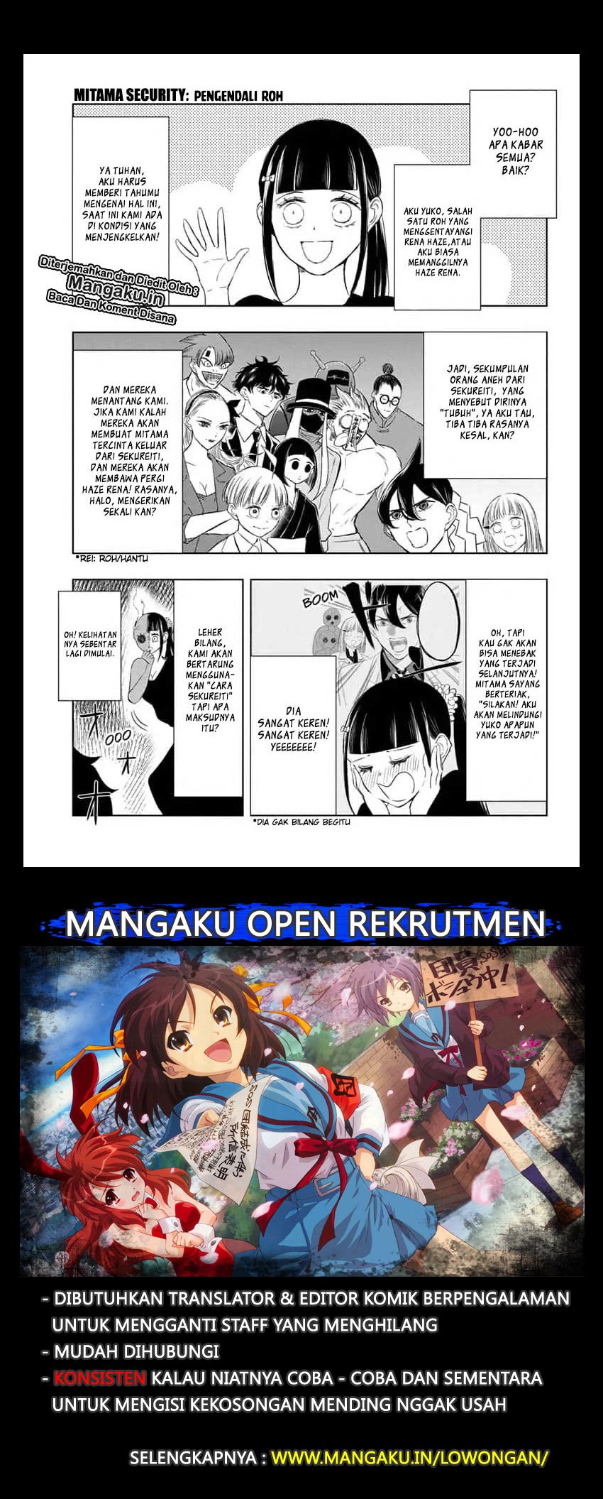 Mitama Secureity Chapter 18 Bahasa Indonesia