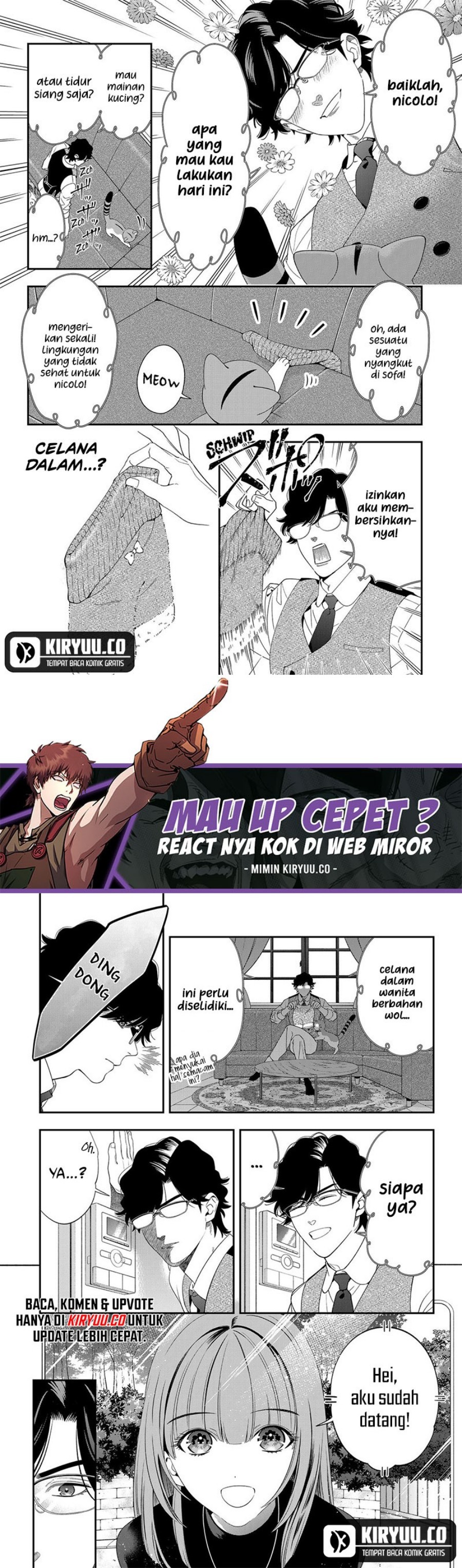 Miyaou Tarou ga Neko wo Kau Nante Chapter 10 Bahasa Indonesia