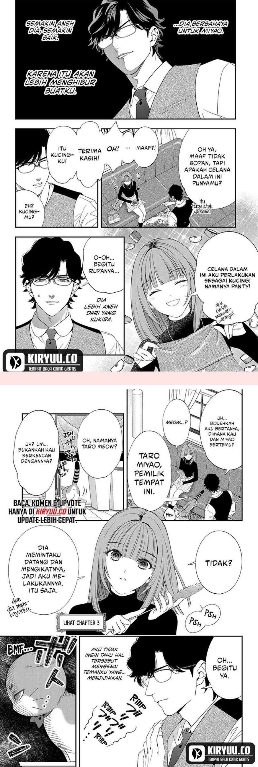 Miyaou Tarou ga Neko wo Kau Nante Chapter 10 Bahasa Indonesia