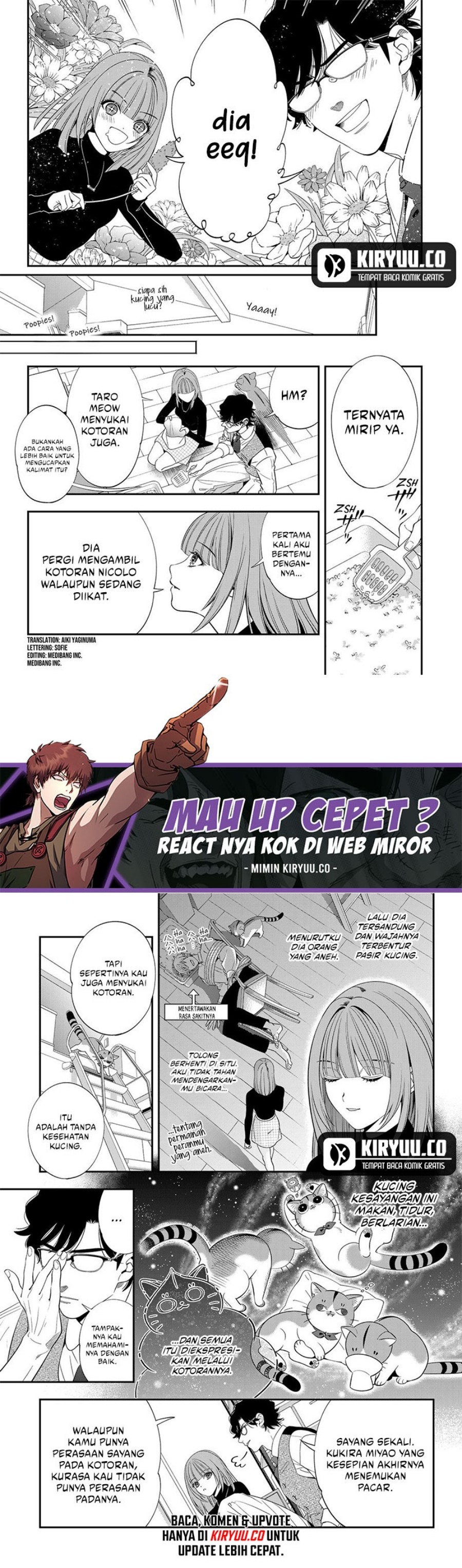 Miyaou Tarou ga Neko wo Kau Nante Chapter 10 Bahasa Indonesia