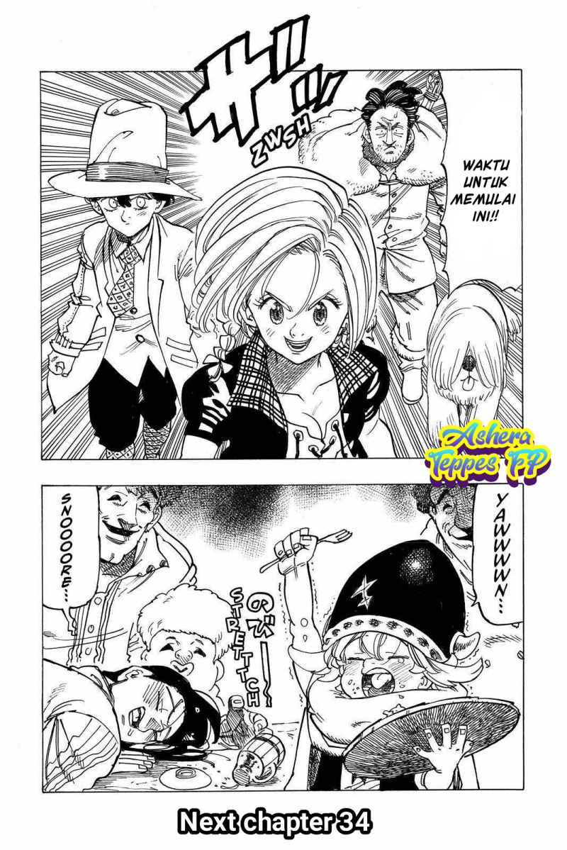 Mokushiroku no Yonkishi chapter 33