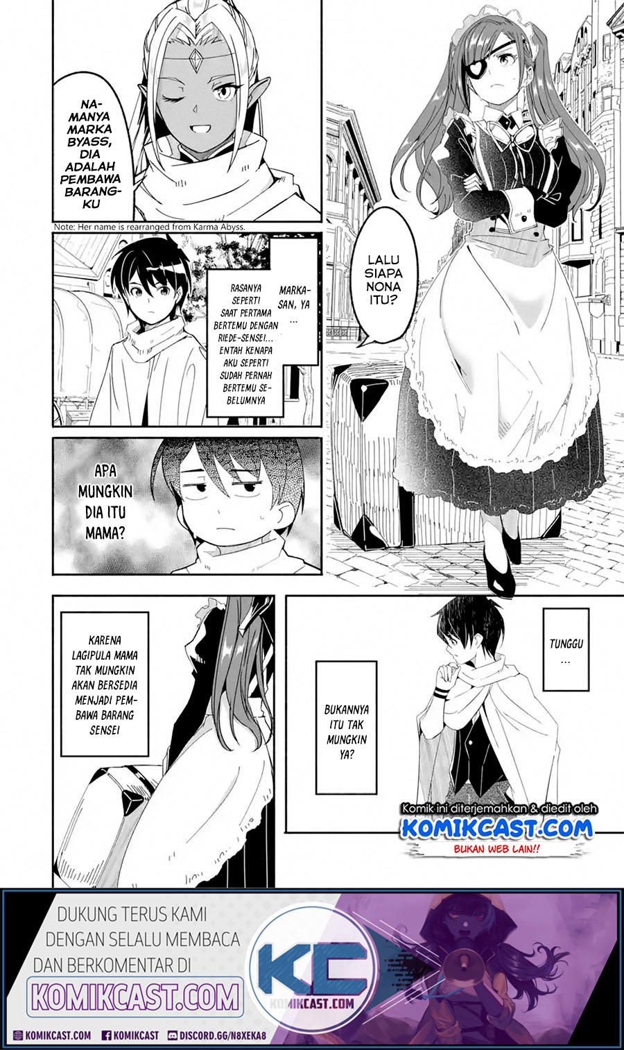 Mom, Please Don’t Come Adventuring With Me! Chapter 15.1 Bahasa Indonesia