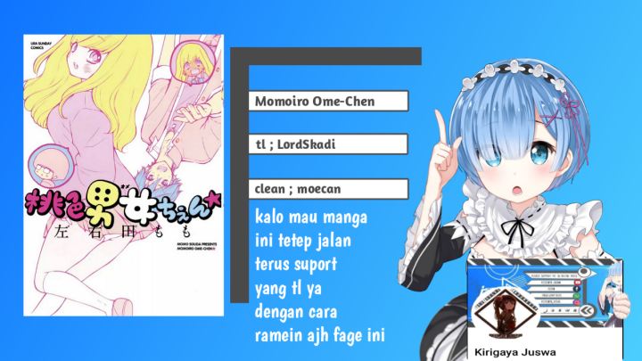 Momoiro Ome-chen Chapter 01 Bahasa Indonesia