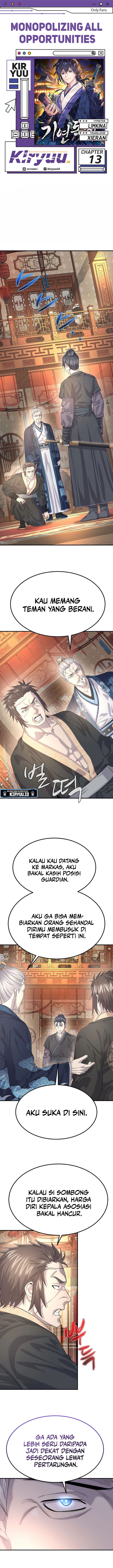 Monopolizing All Opportunities chapter 13