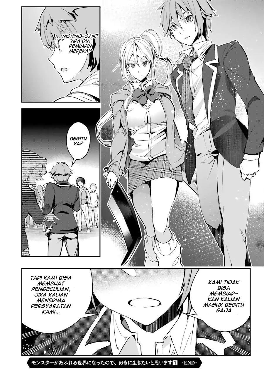 Monster ga Afureru Sekai ni Natta Node, Suki ni Ikitai to Omoimasu Chapter 04 Bahasa Indonesia