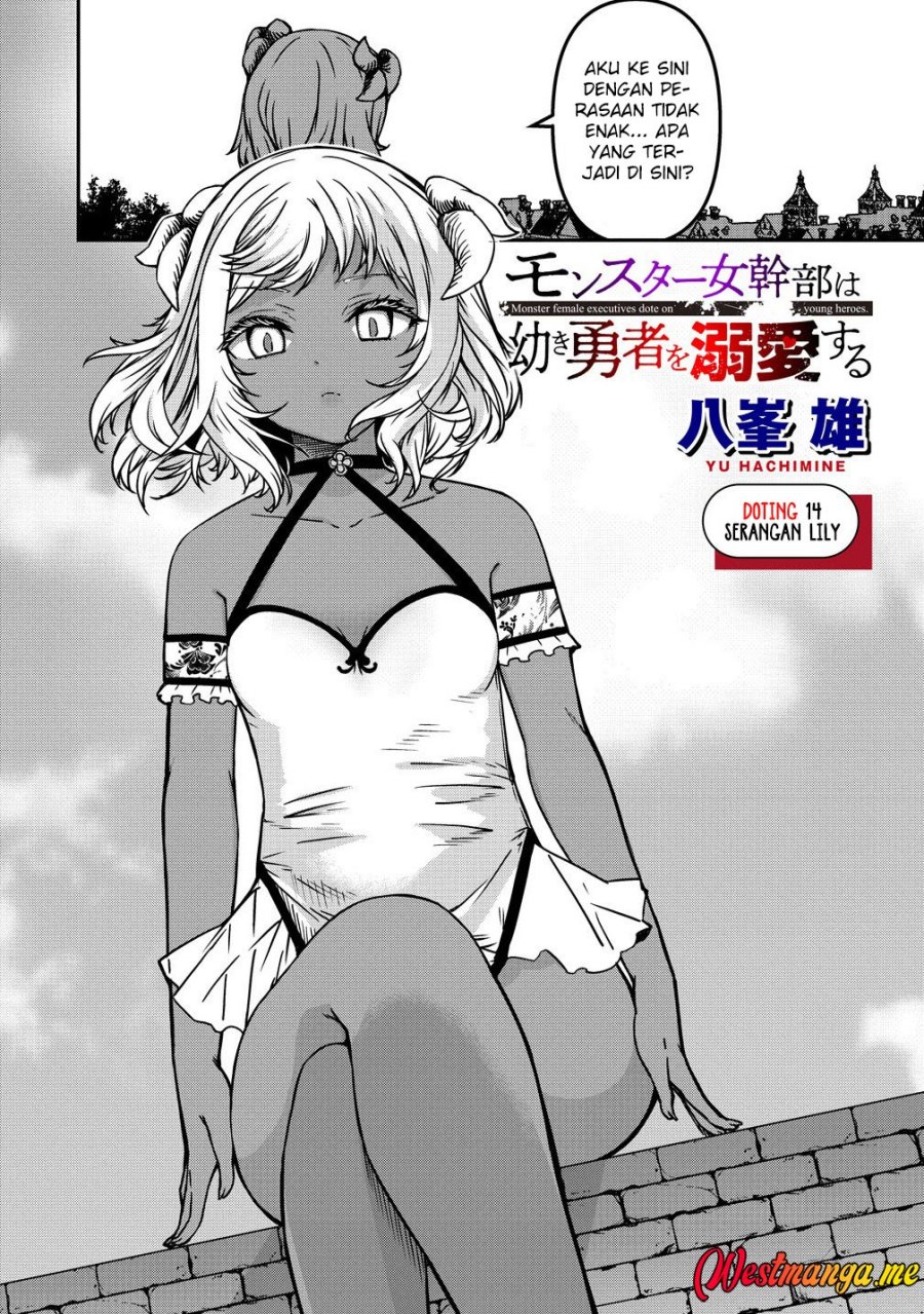 Monster Onna Kanbu wa Osanaki Yuusha wo Dekiaisuru chapter 14