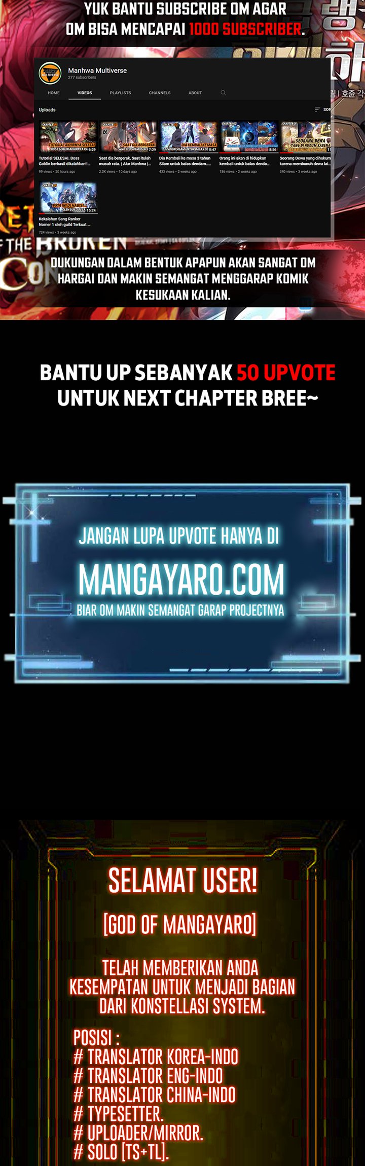 Monster Pet Evolution Chapter 126 Bahasa Indonesia