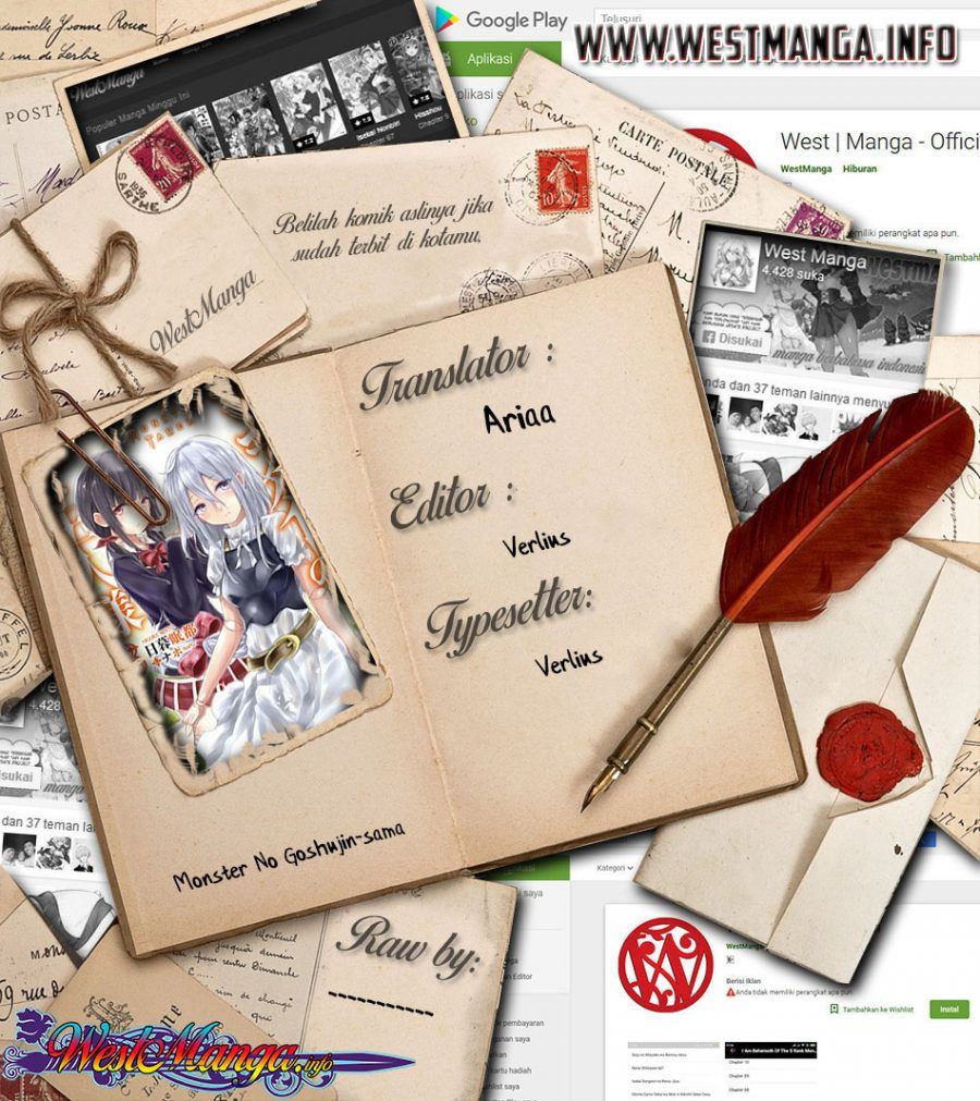Monster no Goshujin-sama Chapter 24 Bahasa Indonesia