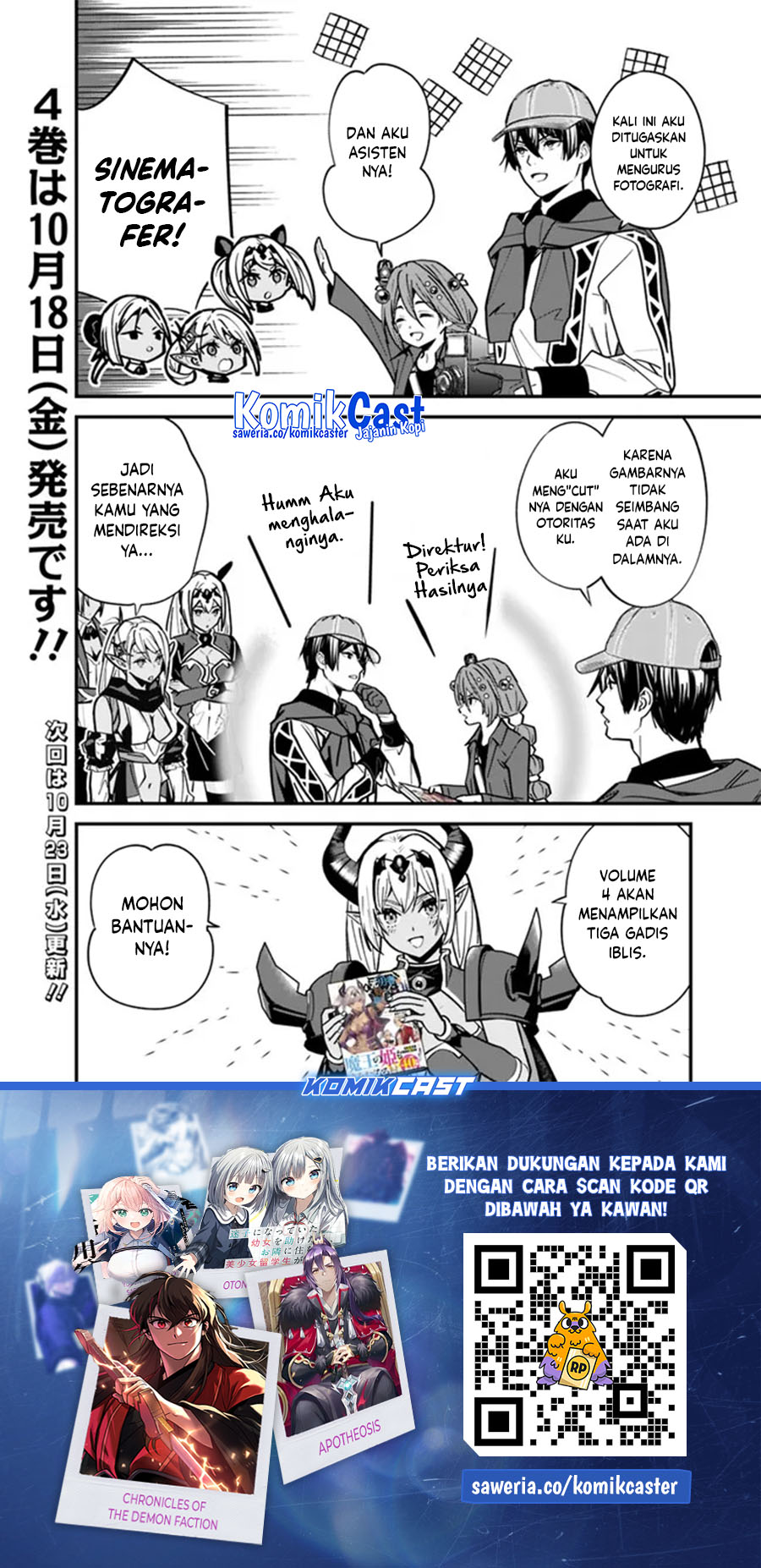 Moto Yuusha wa Shizuka ni Kurashitai Chapter 44.2 Bahasa Indonesia