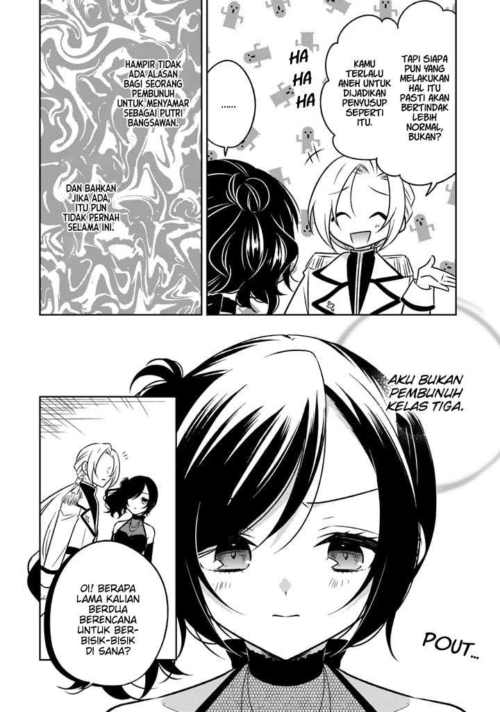 Moto Ansatsusha, Tensei shita Kizoku no Reijou ni narimashita. Chapter 09 Bahasa Indonesia