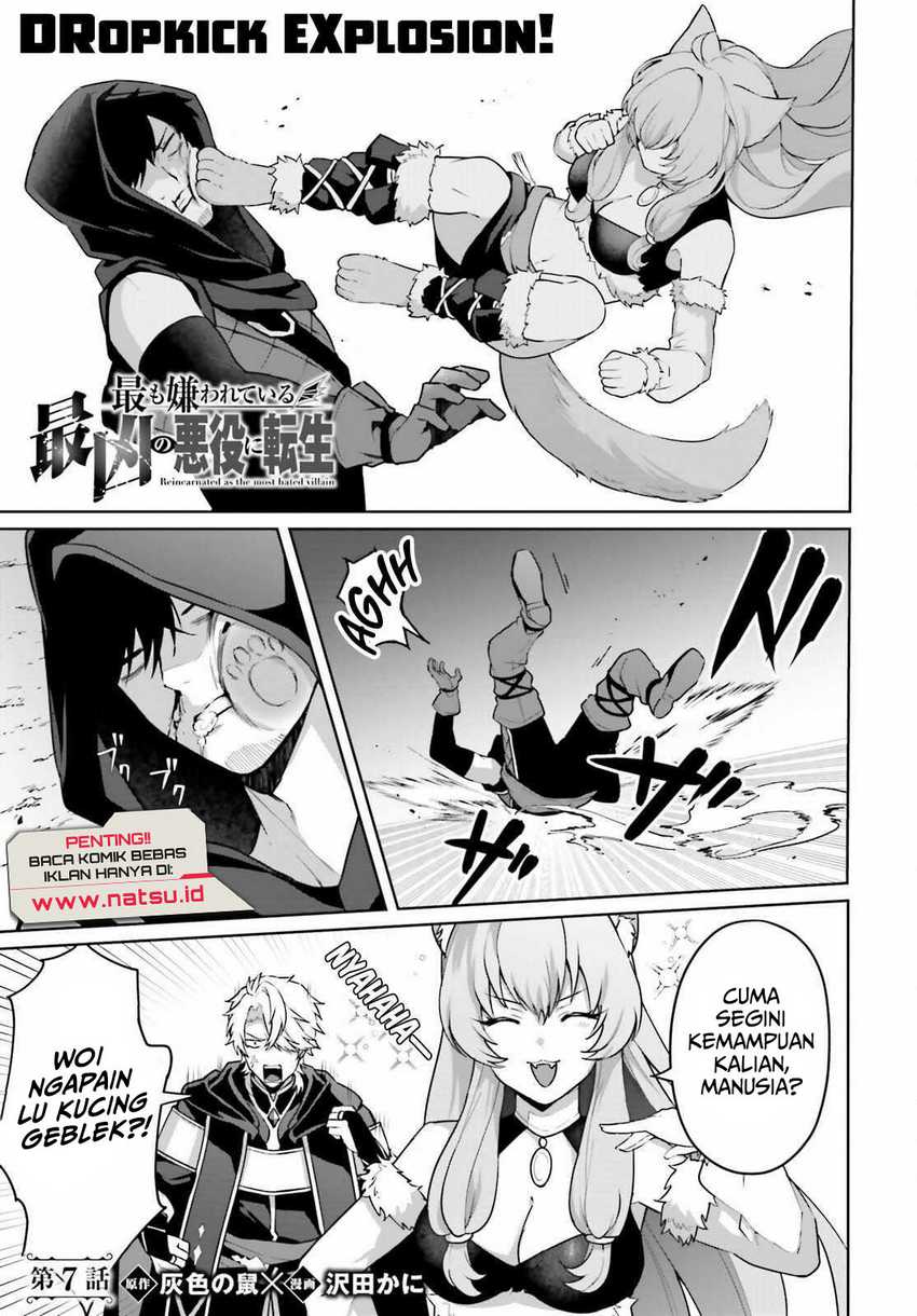 Motto mo Kirawareteiru Saikyou no Akuyaku ni Tensei Chapter 07 Bahasa Indonesia