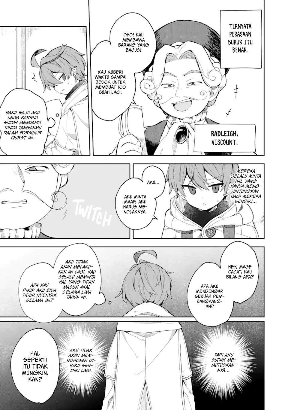 “Mou…. Hatarakitakunaindesu” Boukensha Nanka Yamete yaru. Imasara, Taiguu wo Kaerukara to Onegai sarete mo Okotowaridesu. Boku wa Zettai Hatarakimasen. chapter 1