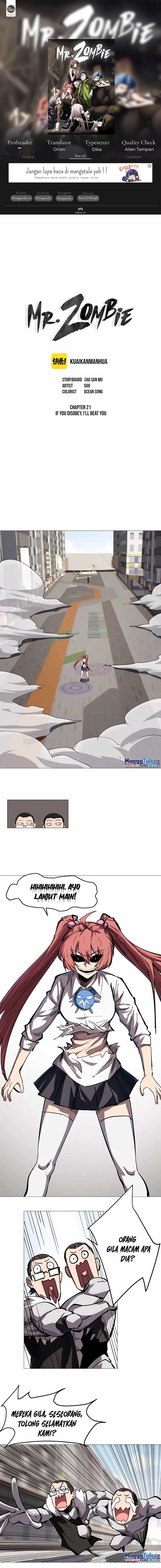 Mr. Zombie Chapter 21 Bahasa Indonesia