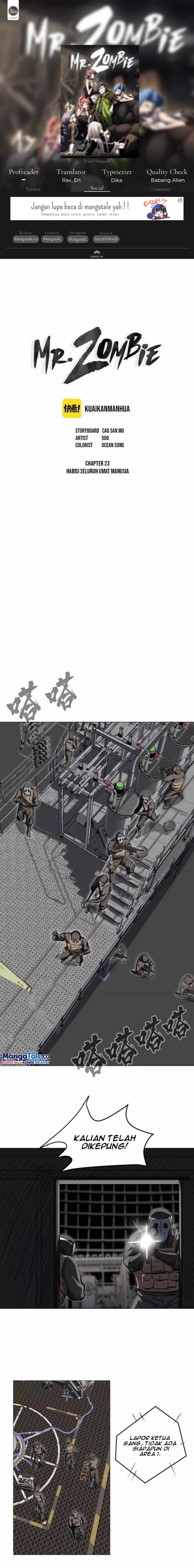 Mr. Zombie Chapter 23 Bahasa Indonesia