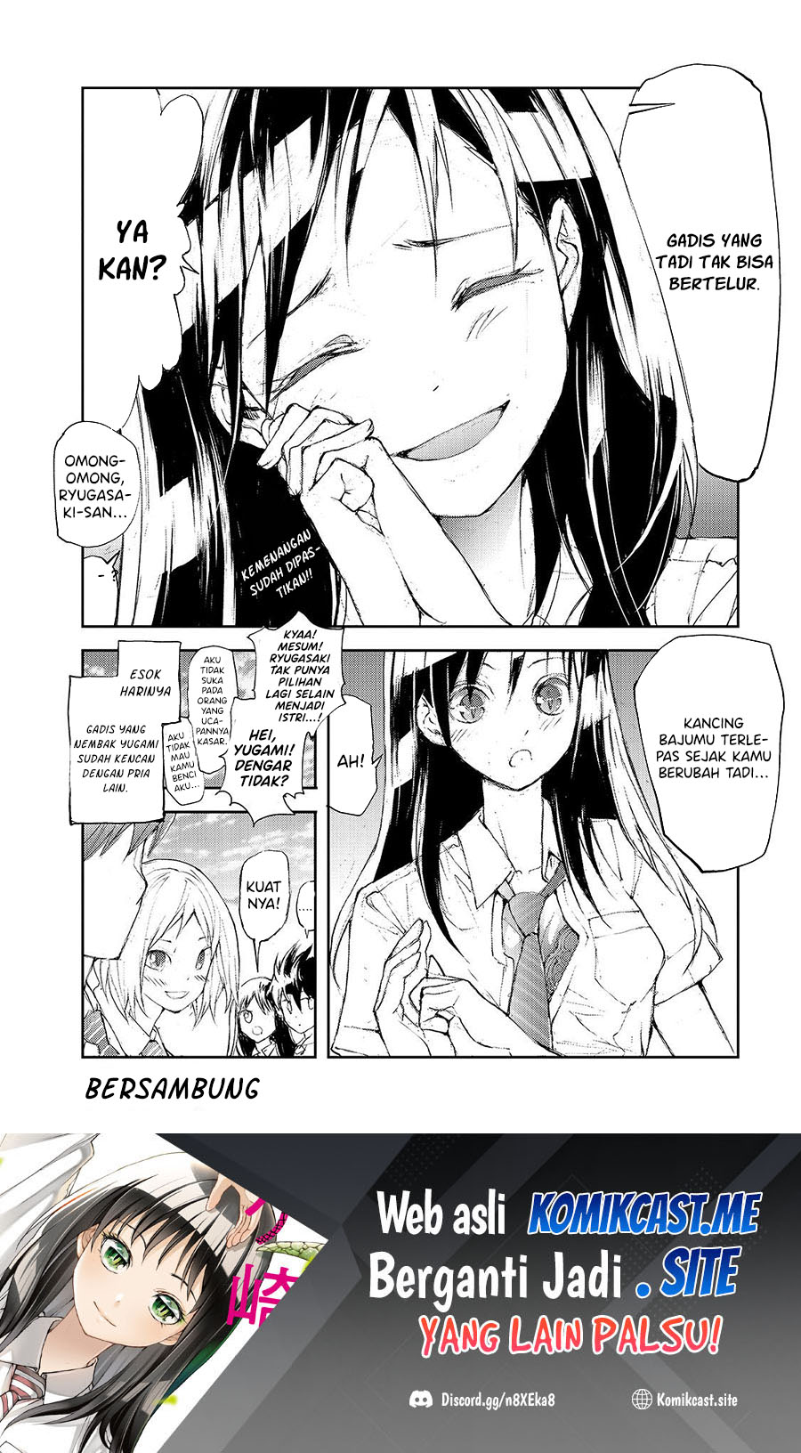 Mukasete! Ryugasaki-san Chapter 33 Bahasa Indonesia