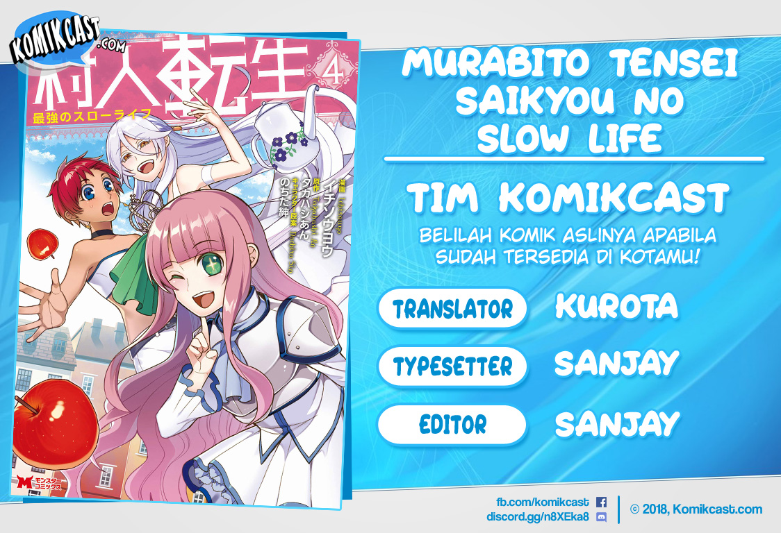 Murabito Tensei: Saikyou no Slow Life Chapter 17 Bahasa Indonesia