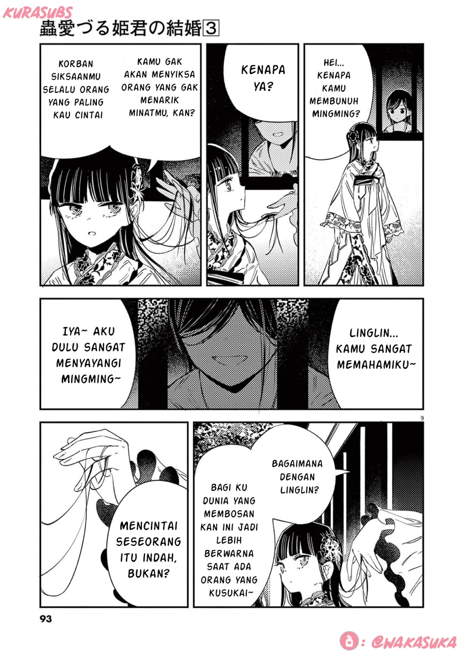 Mushi Mezuru Himegimi no Kekkon chapter 20