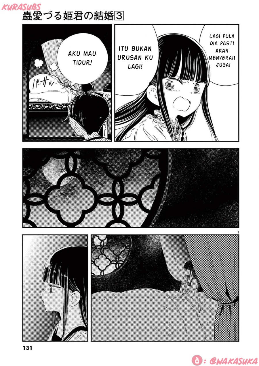 Mushi Mezuru Himegimi no Kekkon Chapter 22 Bahasa Indonesia