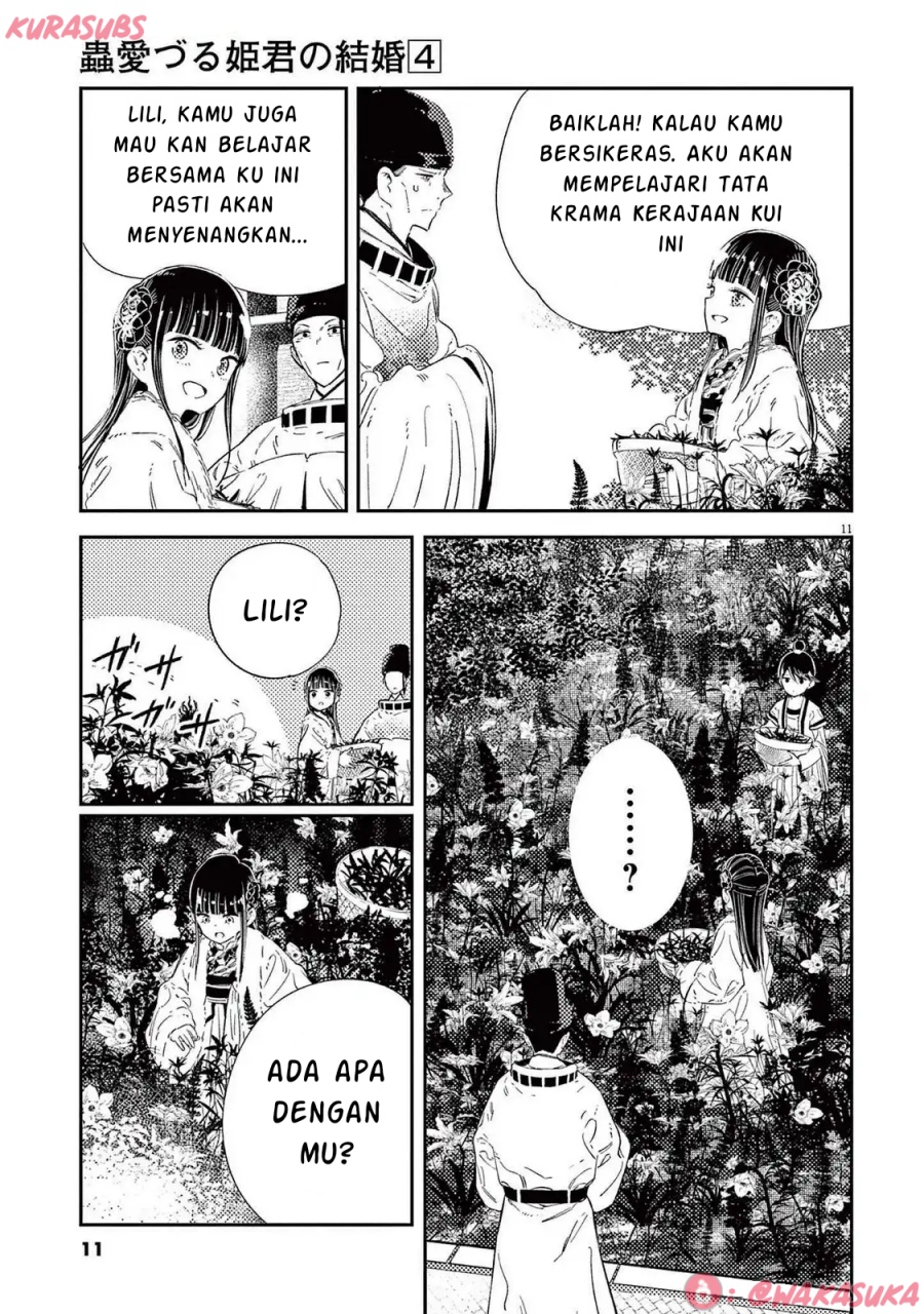 Mushi Mezuru Himegimi no Kekkon chapter 24