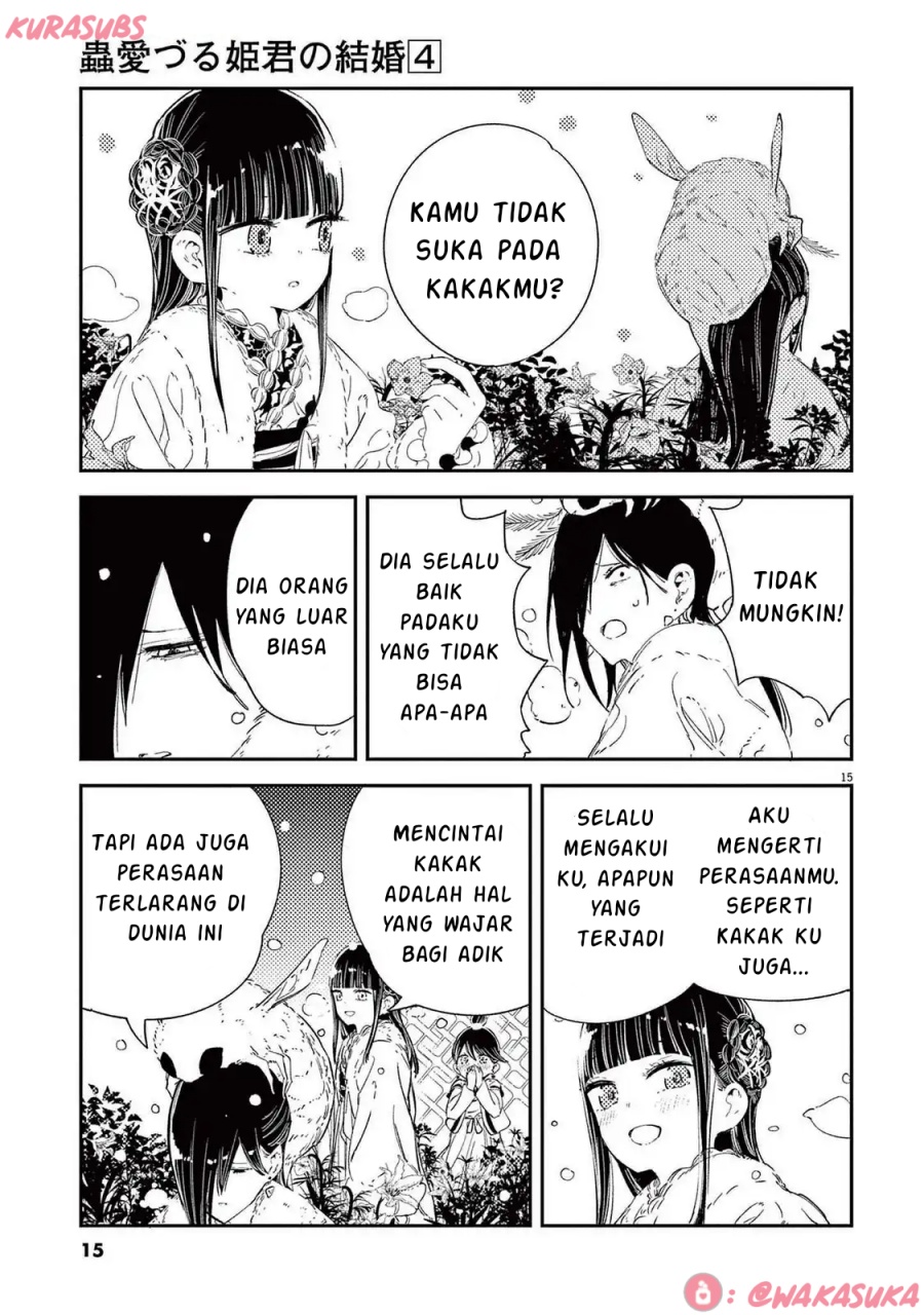 Mushi Mezuru Himegimi no Kekkon chapter 24
