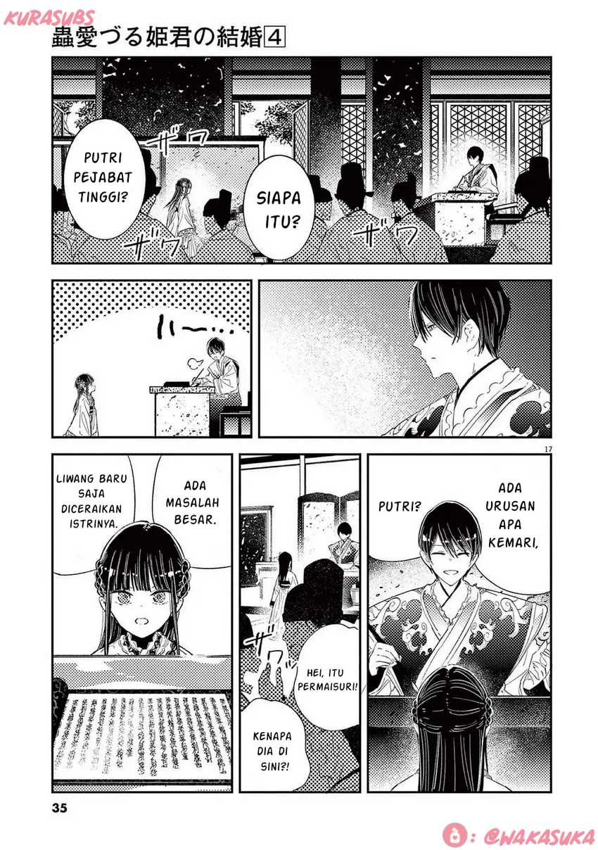 Mushi Mezuru Himegimi no Kekkon chapter 25