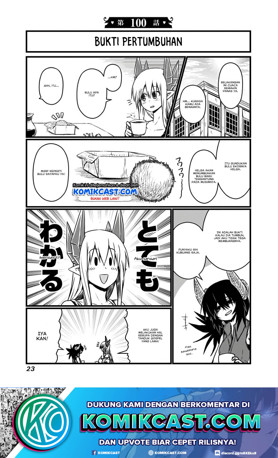 Musuko ga Kawaikute Shikataganai Mazoku no Hahaoya chapter 100