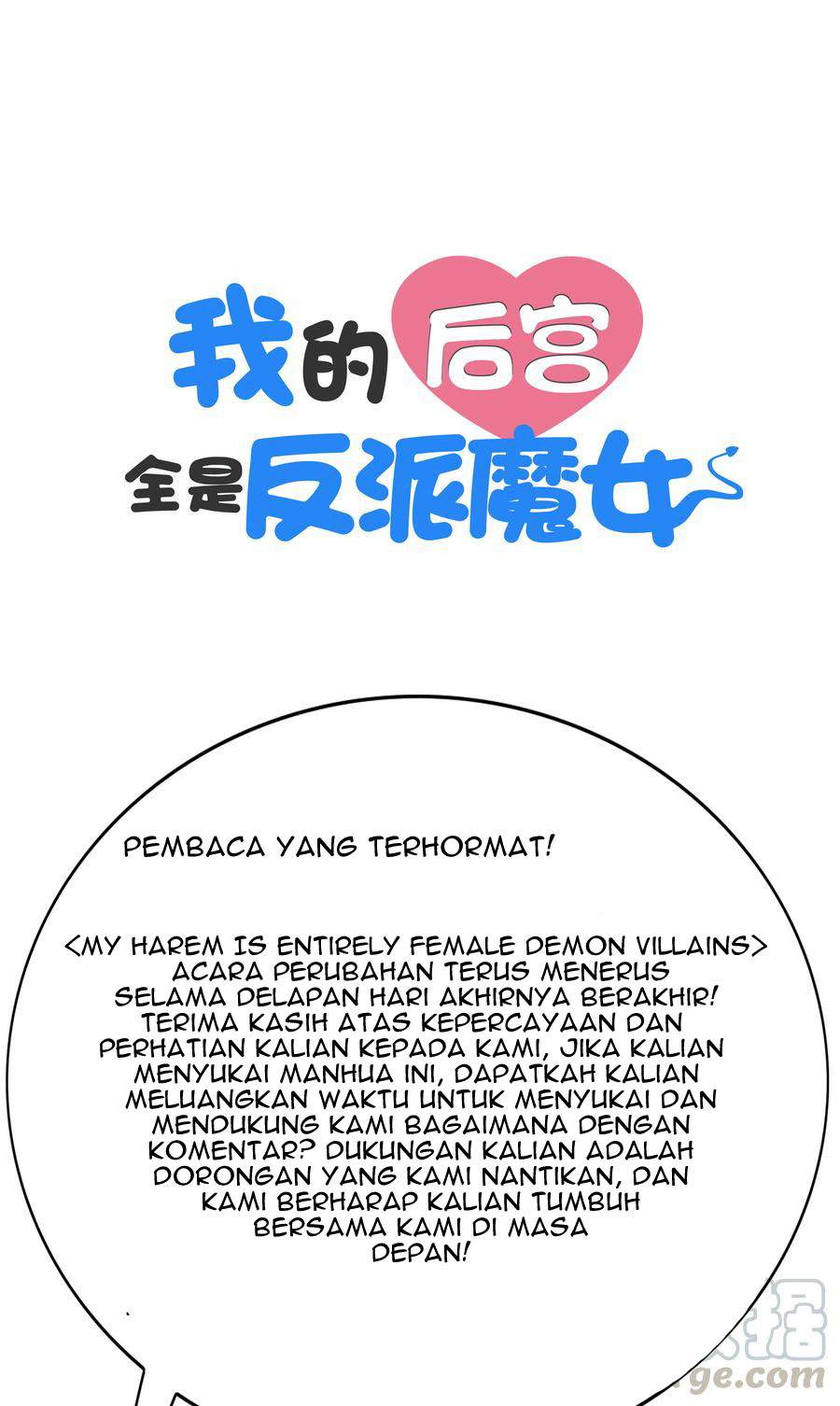 My Harem Is Entirely Female Demon Villains Chapter 08 Bahasa Indonesia