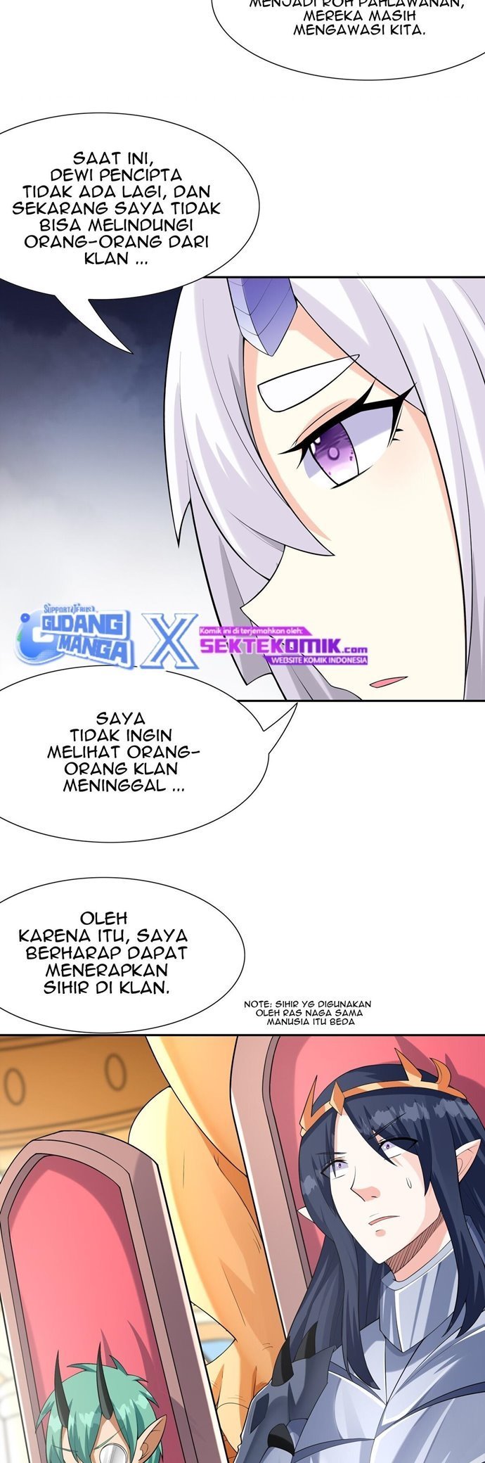 My Harem Is Entirely Female Demon Villains Chapter 32 Bahasa Indonesia